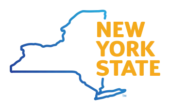 Graphic outline of New York State 